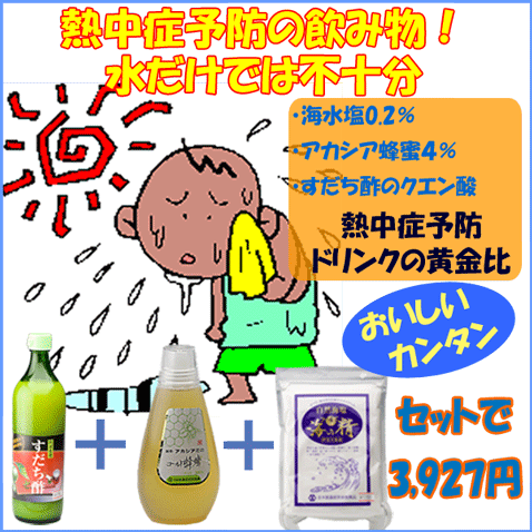 熱中症予防、夏バテ予防に手作りのすだち酢ドリンク